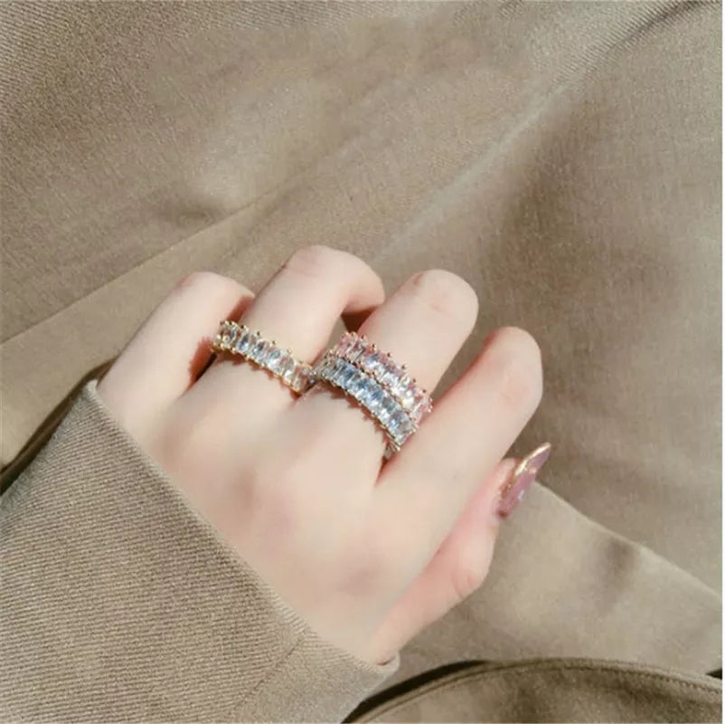 Baguette Adjustable ring